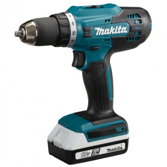 Дрель-шуруповерт аккумуляторная MAKITA DF488DWE, 18 Вольт