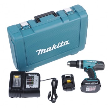 Дрель-шуруповерт MAKITA DDF453SYE аккум. патрон:быстрозажимной (кейс в комплекте)