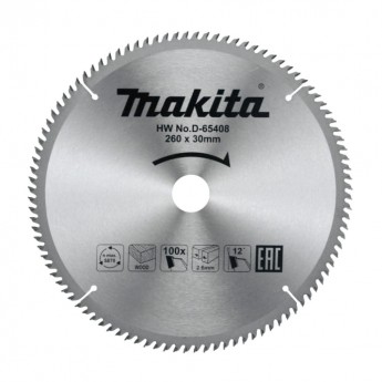 Пильный диск для дерева MAKITA D-65408