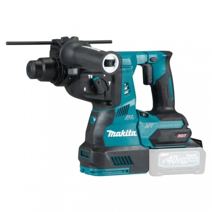 Makita Перфоратор 3 режимный XGT BL 40В, Sds plus, 28 мм, БЗП, 29Дж/удар, эл. тормоз, XPT, 21641014