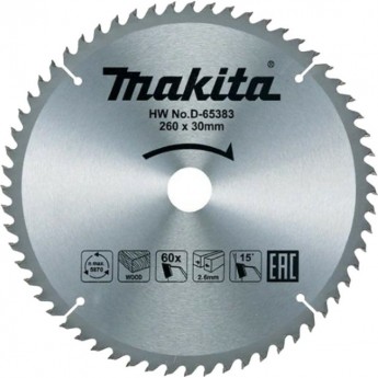 Пильный диск для дерева MAKITA D-65383