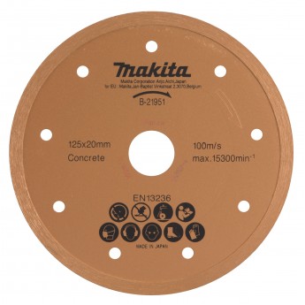 Алмазный диск сплошной MAKITA B-21951