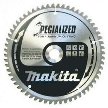 Диск пильный 190 х 20 мм, 60 зубьев, MAKITA B-35368, по алюминию