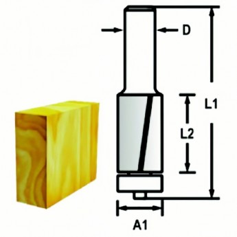 Фреза кромочная прямая Эконом MAKITA D-68030