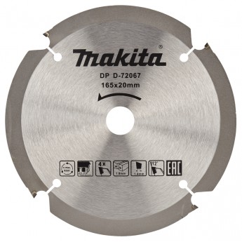 Пильный диск для цементноволокнистых плит, MAKITA D-72067