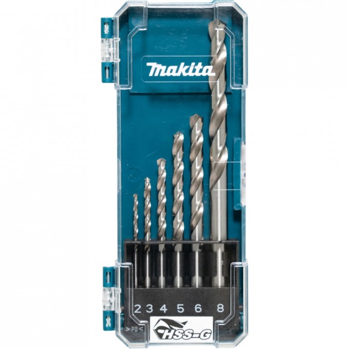 Набор сверл MAKITA HSS-G D-75742