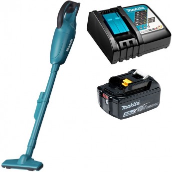 Пылесос аккумуляторный MAKITA DCL180RF 18В-1300л/м-42мбар, аккумулятор 3Ач и з/у