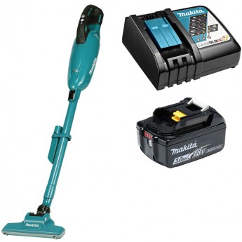 Пылесос MAKITA DCL284FRF бирюзовый