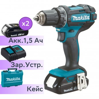 Акк. безударная дрель-шуруповерт MAKITA DDF482SYE