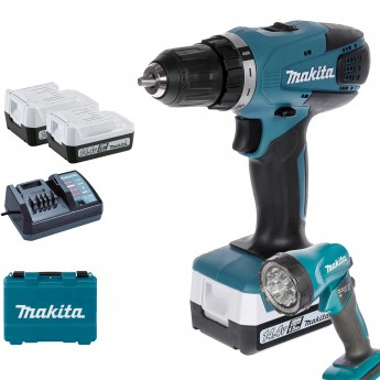 Акк. безударная дрель-шуруповерт MAKITA DF 347 DWLE