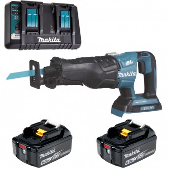 Пила сабельная аккумуляторная MAKITA DJR360PG2 255мм 36В Li-Ion 2x6Ач, з/у