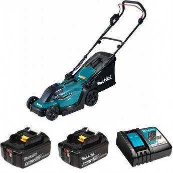 Газонокосилка аккумуляторная, MAKITA DLM330RT2 18В - 33см, акк 2х5Ач и з/у