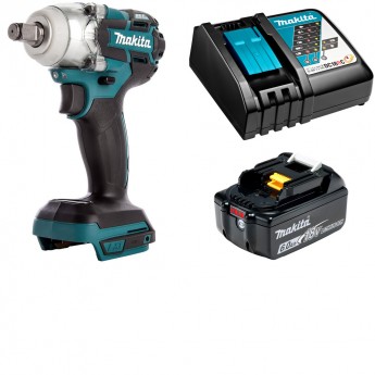 Гайковерт аккумуляторный MAKITA 18В 280Нм - 1/2" Li-Ion 1x6Ач, з/у DTW285RG