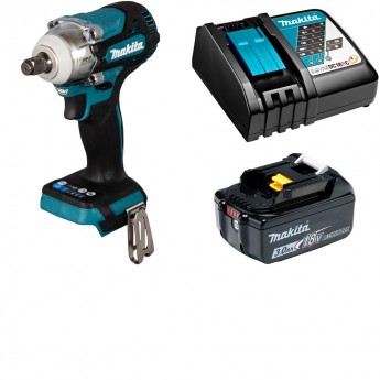 Гайковерт аккумуляторный MAKITA 18В 330Нм - 1/2" Li-Ion 1x3Ач, з/у DTW300RF