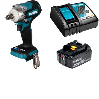 Гайковерт аккумуляторный MAKITA 18В 330Нм - 1/2" Li-Ion 1x6Ач, з/у DTW300RG