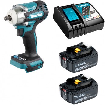 Гайковерт аккумуляторный MAKITA 18В 330Нм - 3/8" Li-Ion 2x3Ач, з/у DTW302RFE