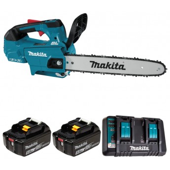 Аккумуляторная цепная пила MAKITA DUC356PT2 (2хАкк 36В 5А*ч + ЗУ)