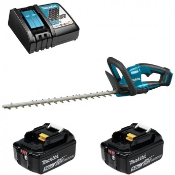 Кусторез аккумуляторный MAKITA DUH506RTE 50см 18В Li-Ion 2х5Ач и з/у