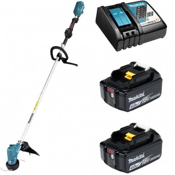 Триммер аккумуляторный MAKITA DUR190LX3RM2 18В 2х4Ач, з/у