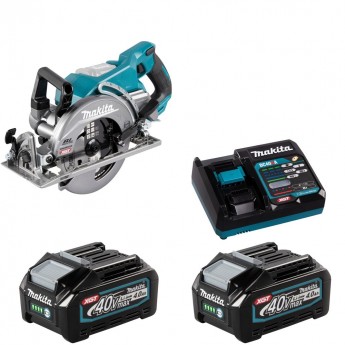 Пила дисковая аккумуляторная MAKITA RS001GM201 190мм 40В XGT Li-Ion 2х4Ач