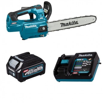 Пила цепная аккумуляторная MAKITA UC004GA101 1400Вт - 35см, XGT 40В, акк 2Ач и з/у