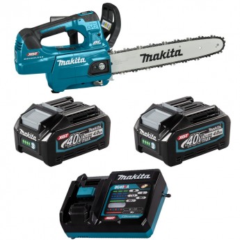 Пила цепная аккумуляторная  MAKITA UC004GM201 1400Вт - 35см, XGT 40В, акк 2х4Ач и з/у