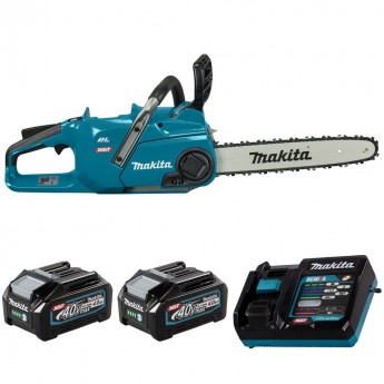 Пила цепная аккумуляторная 1600Вт - 35см, XGT 40В, 2хААч и з/у, MAKITA UC015G01M201