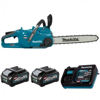 Пила цепная аккумуляторная 1600Вт - 40см, XGT 40В, 2х4Ач и з/у, MAKITA UC016G01M201